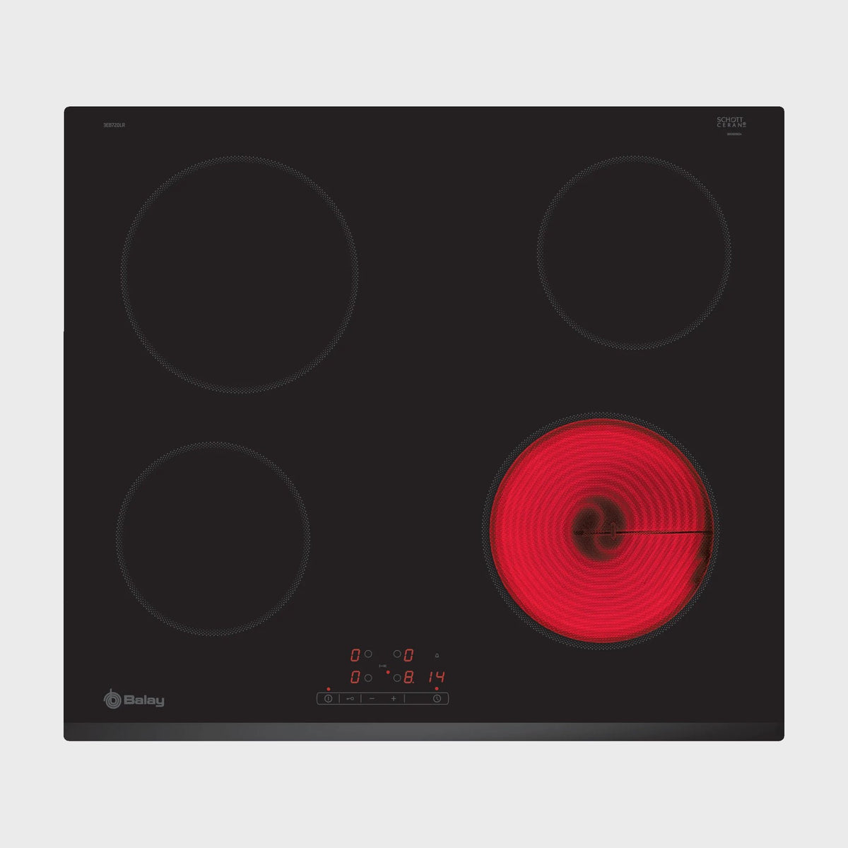 Vitrocerámicas Balay Touch Control de 4 fuegos