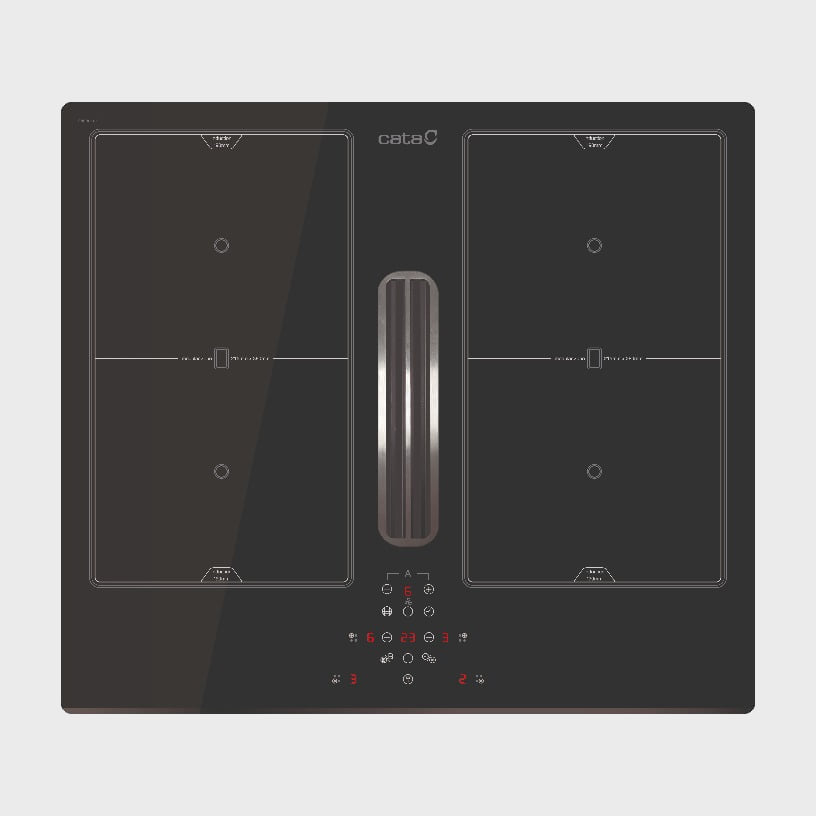 Placas con extractor integrado