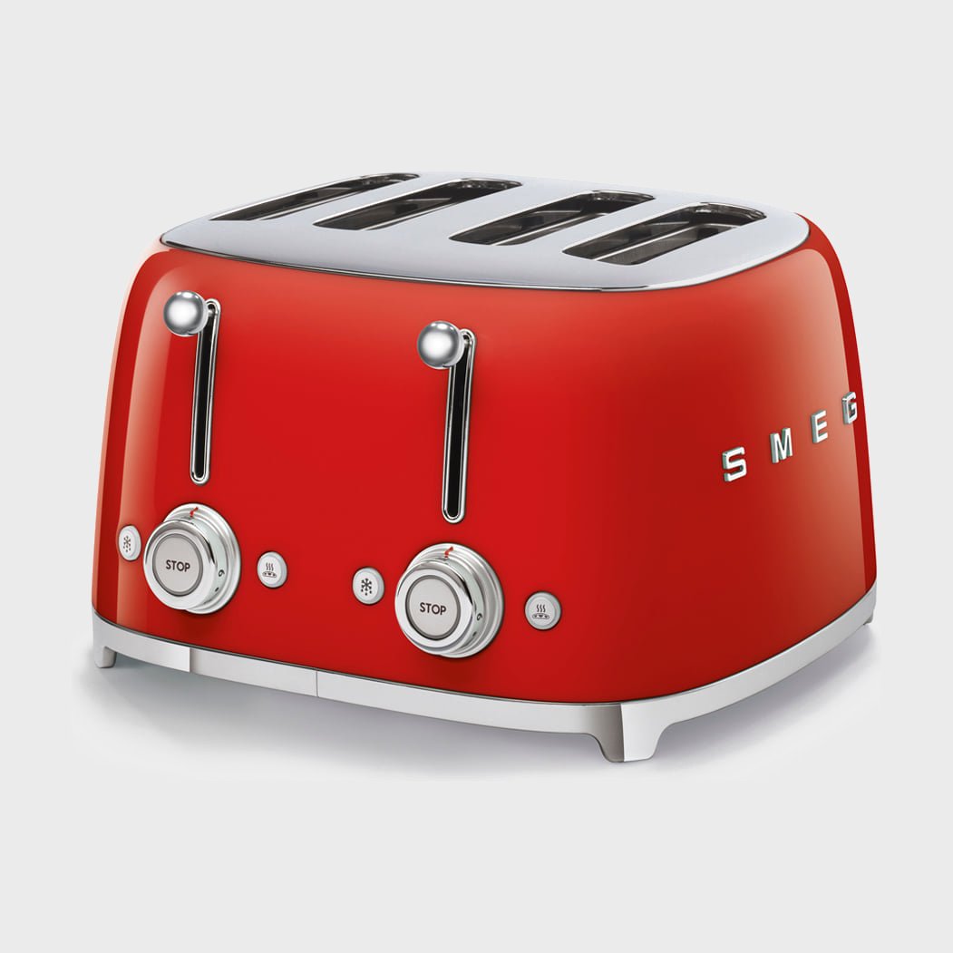 Tostadoras Smeg rojas