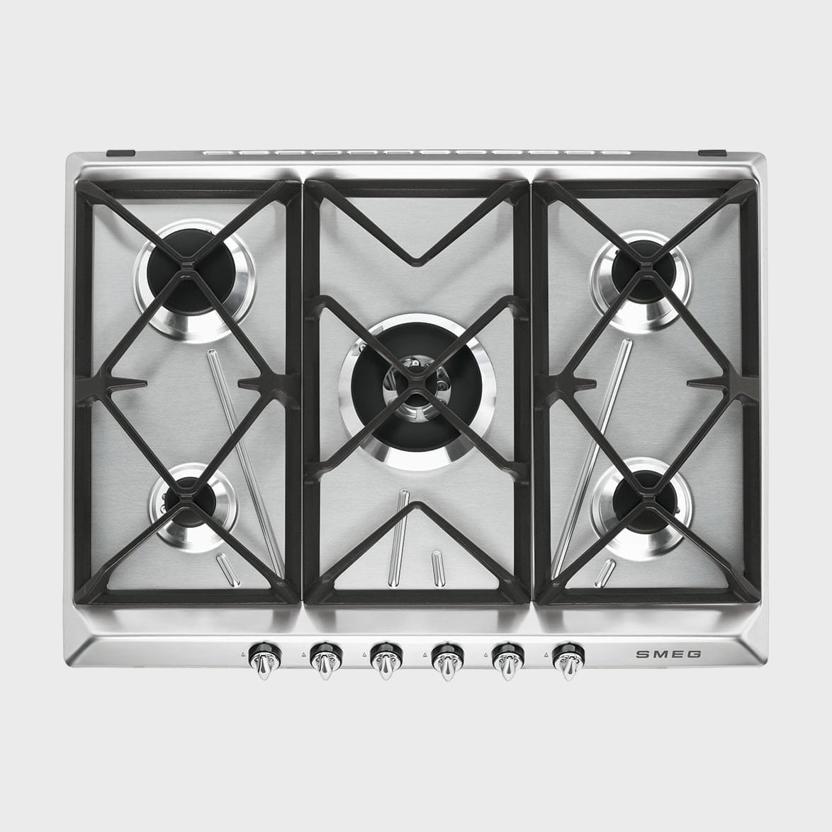 Placas de gas de 5 fuegos