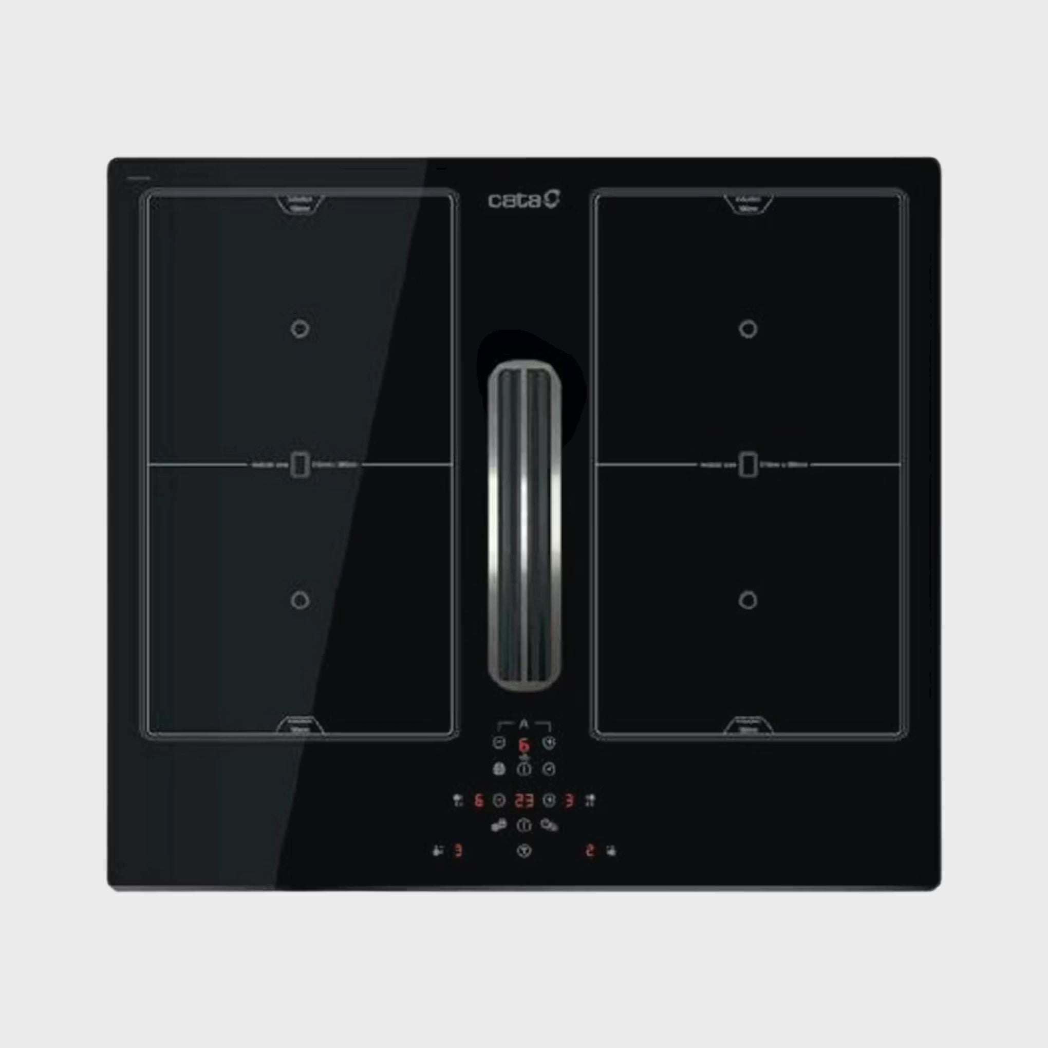 Placas con extractor integrado