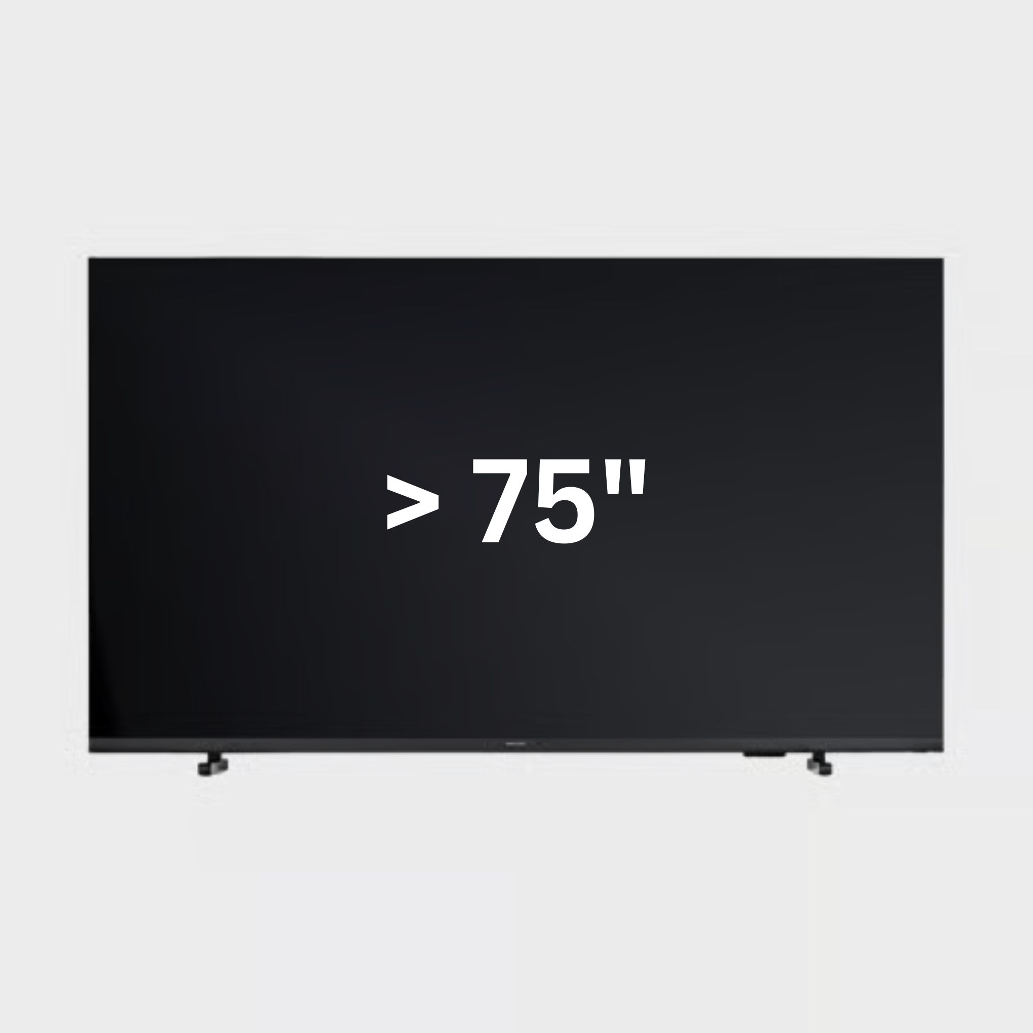 Televisores de más de 75 pulgadas