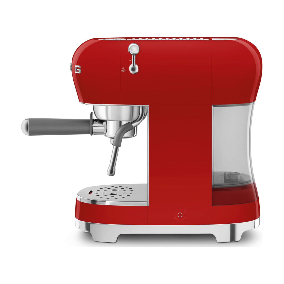 Cafetera espresso Smeg ECF02RDEU de 15 bar y 1350 W, roja