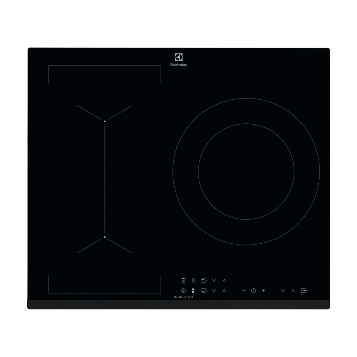 Placa de inducción Electrolux LIV63332 de 60 cm con 3 zonas y función Puente