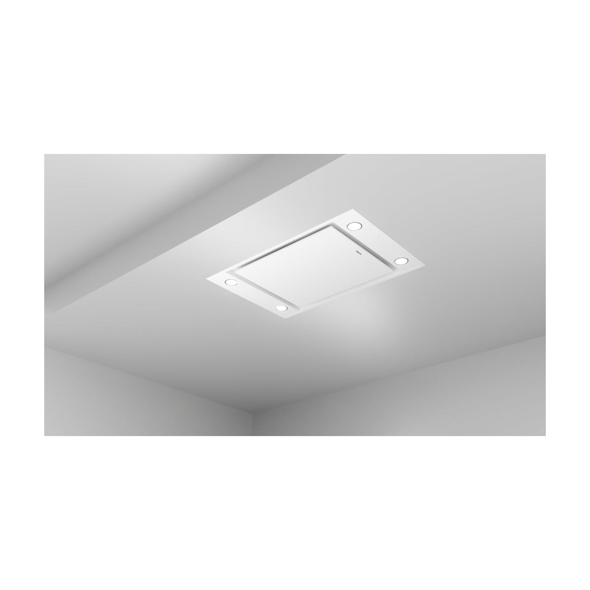 Campana de techo Teka DHT 96340 WH blanca, 90 cm y aspiración perimetral