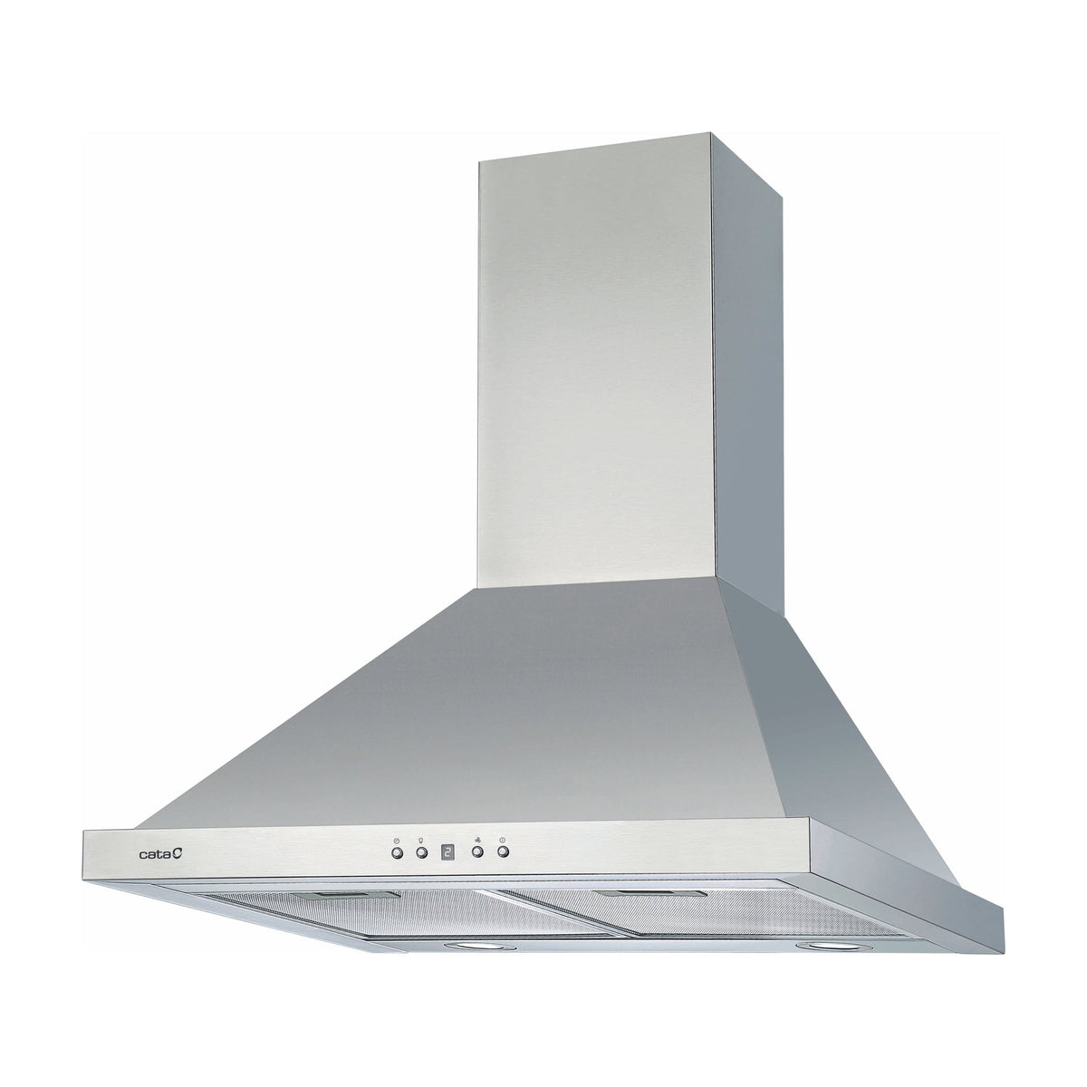 Campana decorativa CATA BETA PRO 6000 X de 60 cm, inox y LED