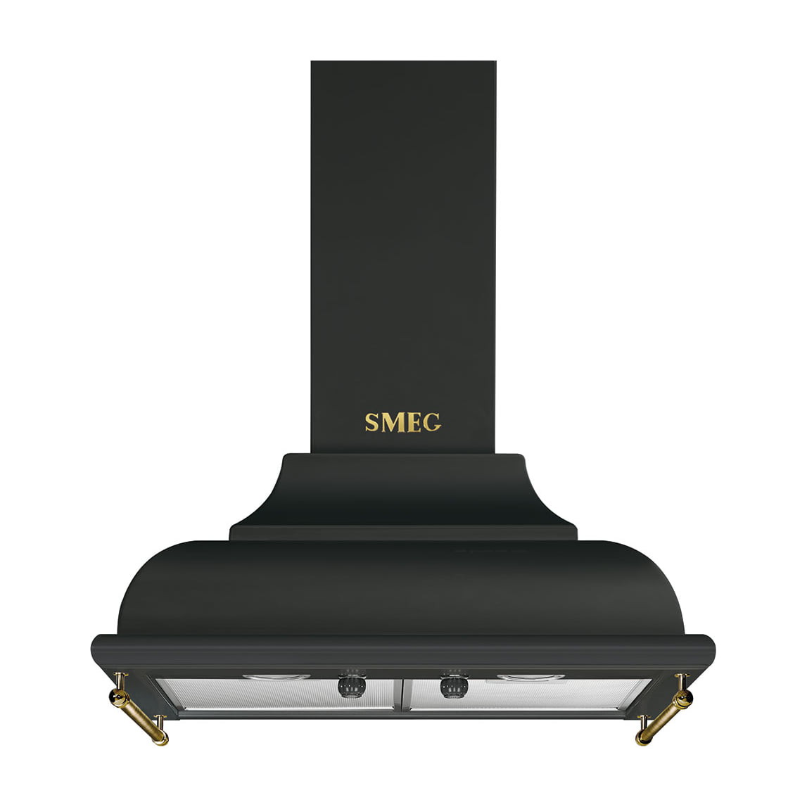Campana decorativa Smeg KC16AOE de 60 cm, antracita y clase A