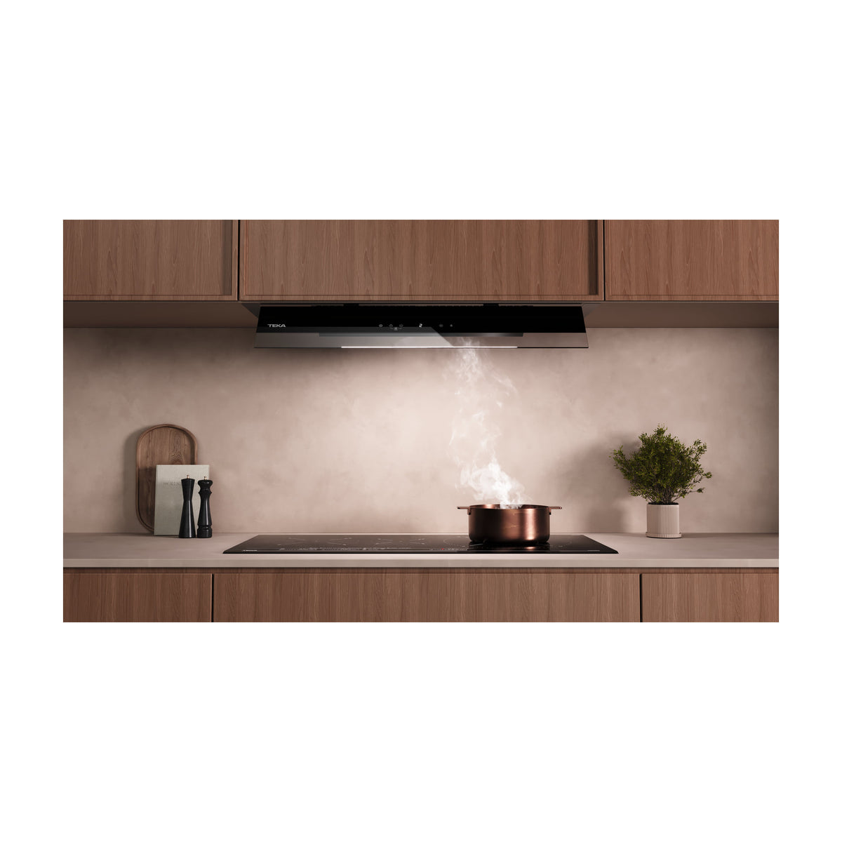 Campana integrable Teka Integra Pro GFI 96370 TOS BK, 90 cm, negra