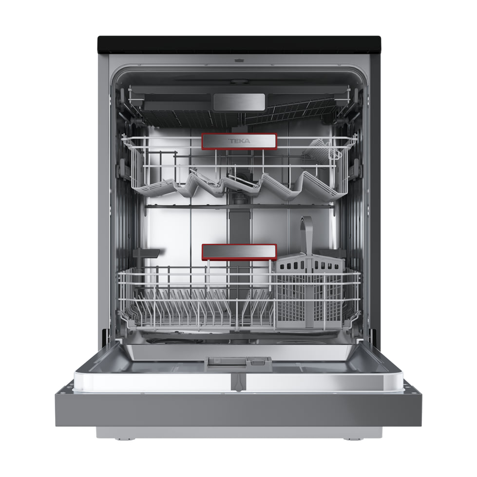 Lavavajillas Teka DFS 264DX de 14 cubiertos, inox y apertura automática