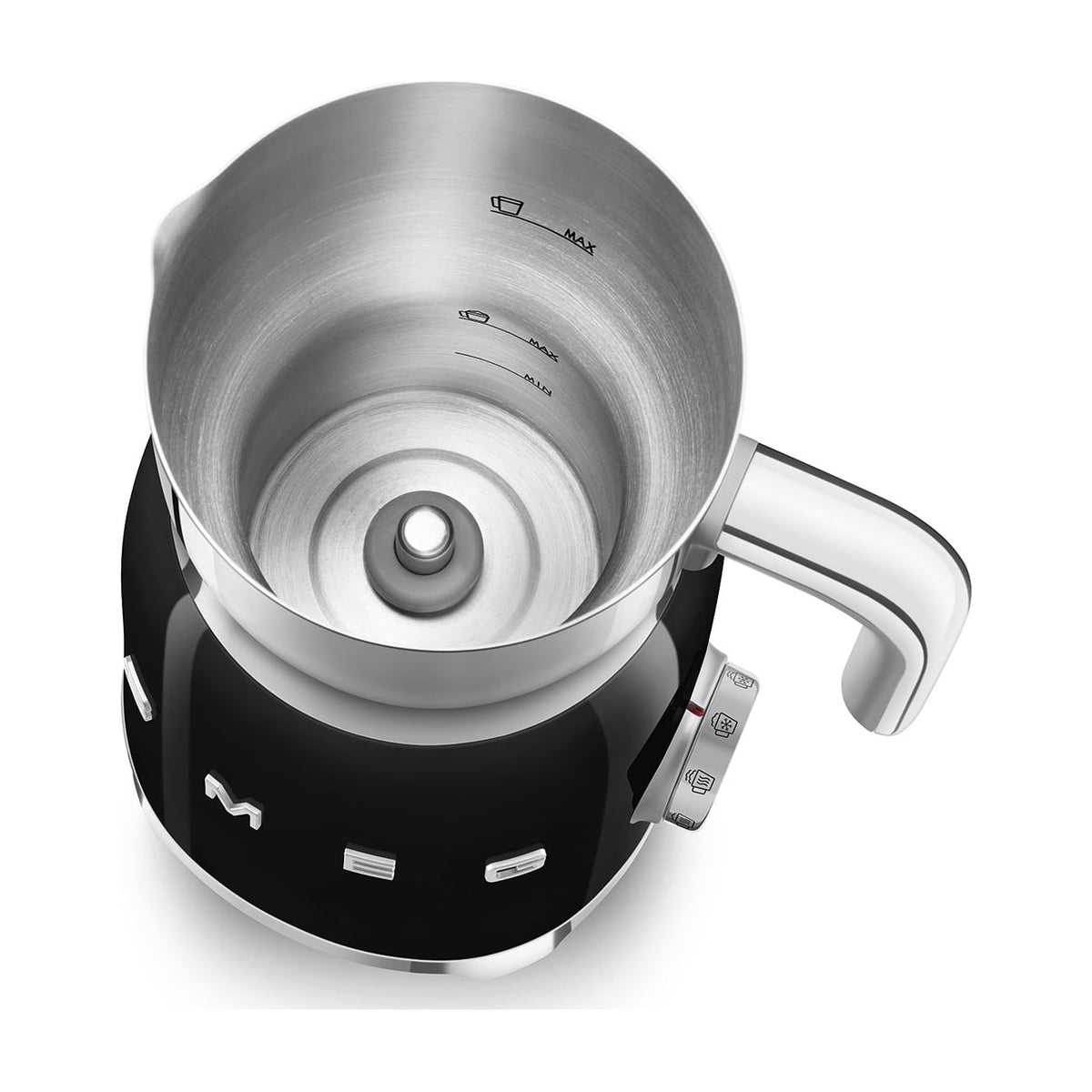 Espumador de leche Smeg MFF11BLEU por inducción, 500 W, negro