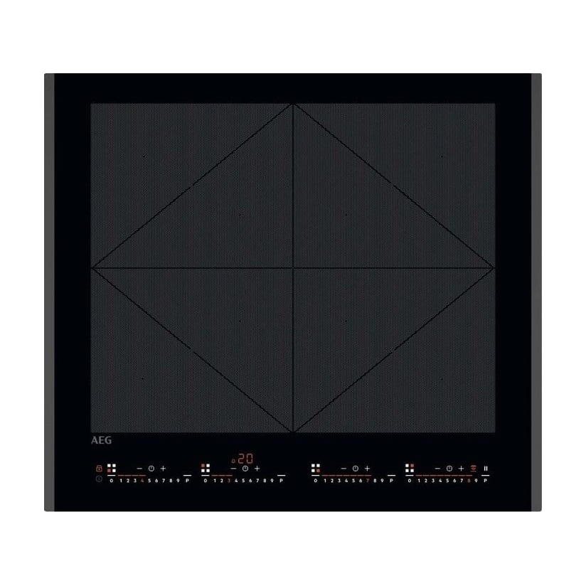 Placa de inducción AEG TR64IT00FB con TotalFlex, 60 cm
