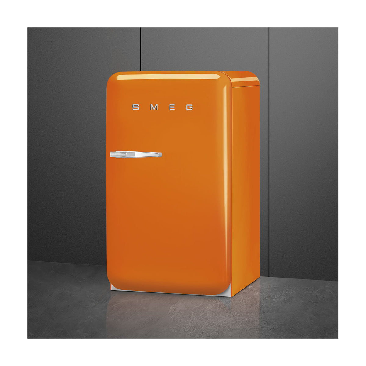 Frigorífico de una puerta Smeg FAB10ROR6, 122 l, naranja