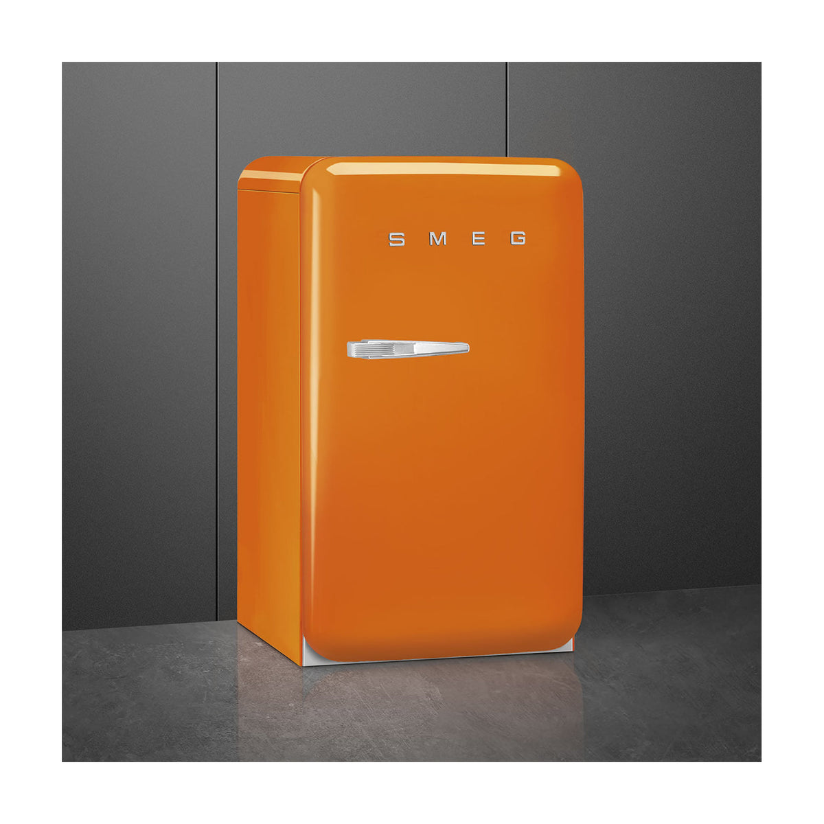 Frigorífico de una puerta Smeg FAB10ROR6, 122 l, naranja