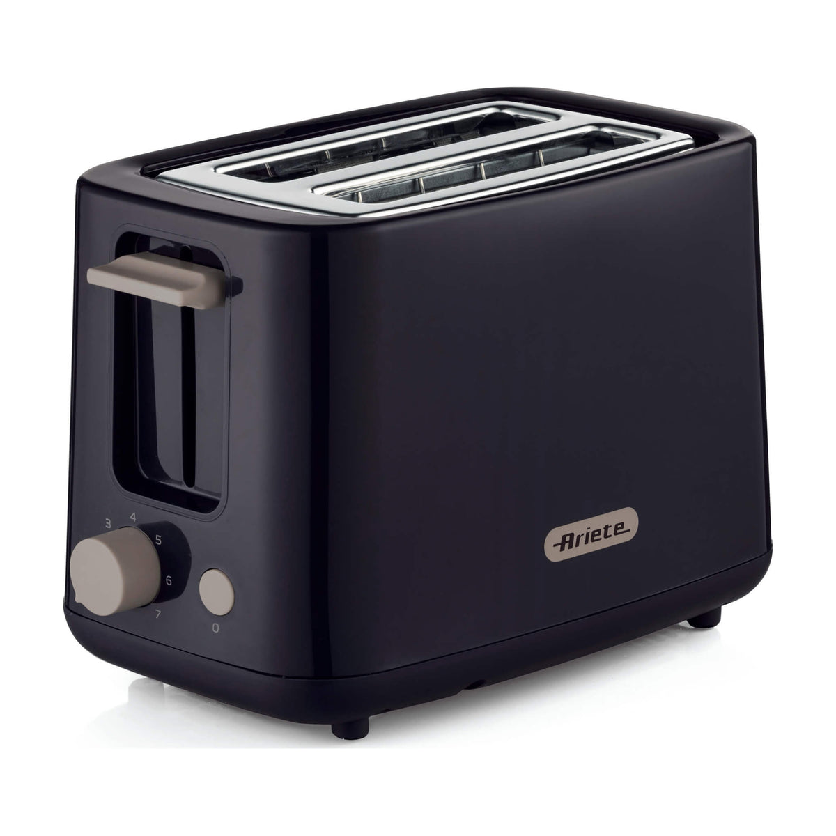 Tostador Ariete Breakfast 157/13 de 2 ranuras y 7 niveles, grafito