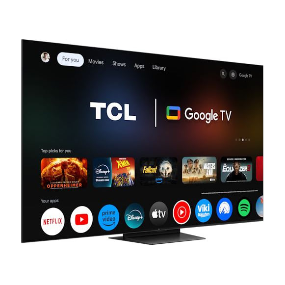 Televisor TCL 75C7K de 75 pulgadas, QD-Mini LED 4K y 144 Hz