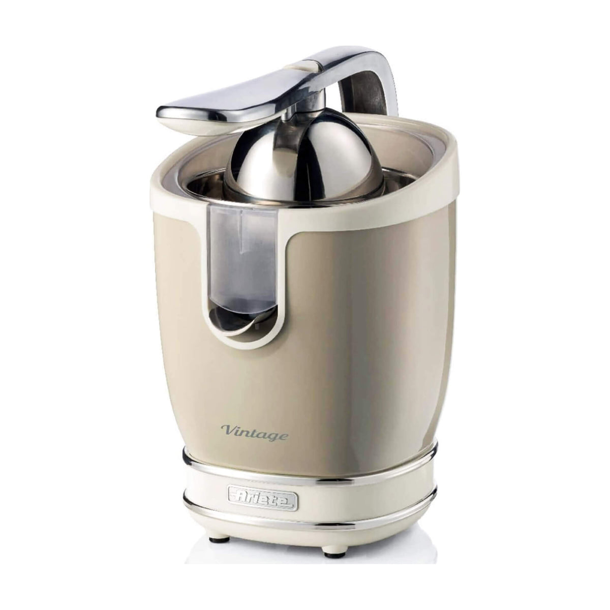 Exprimidor Ariete Vintage 0413/03 beige, 85 W y 2 conos