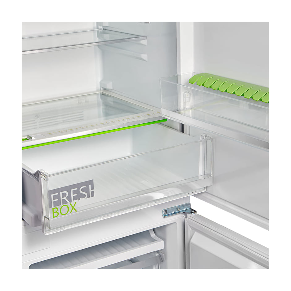 Frigorífico combi integrable Midea MDRE353FGE01, 248 l, No Frost total