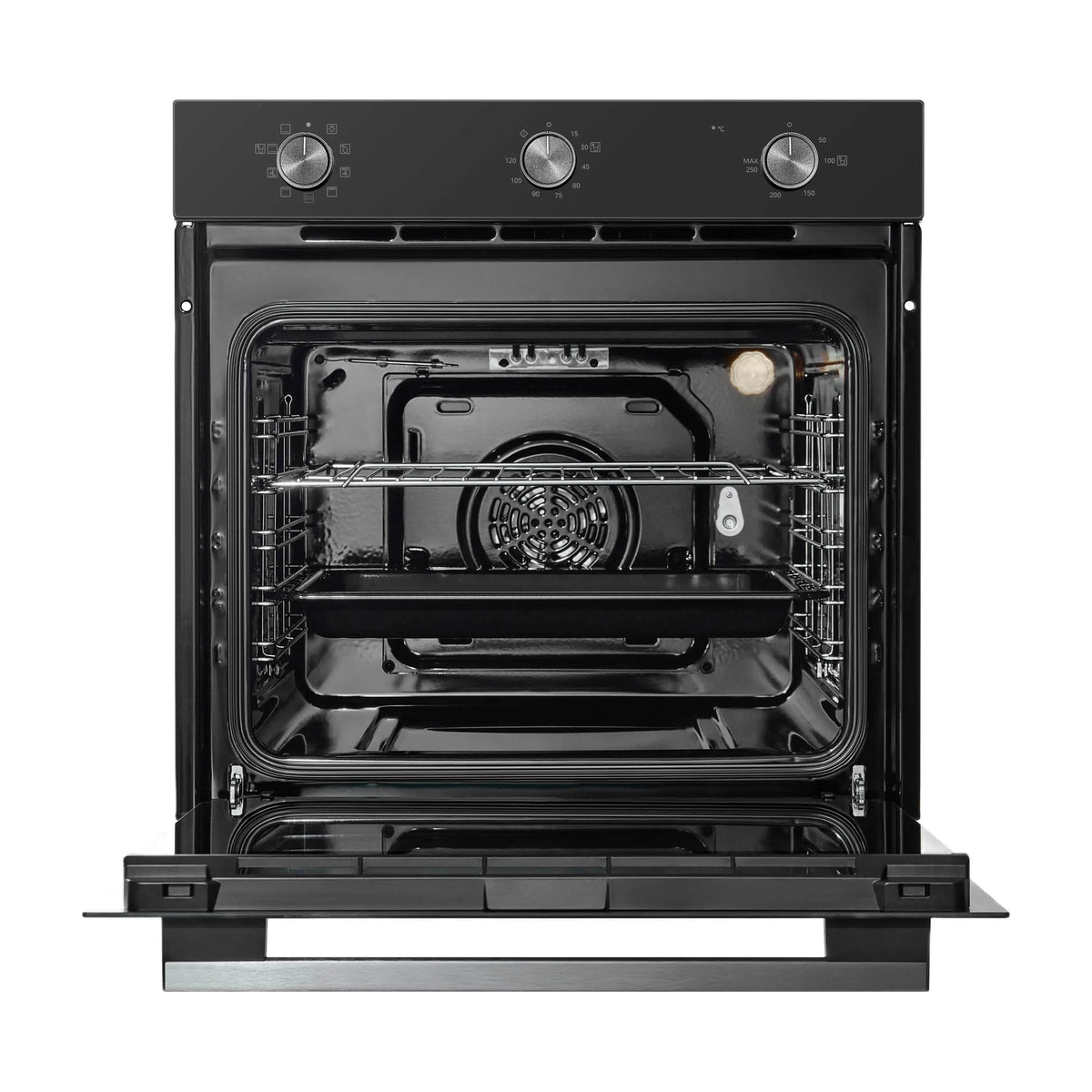Horno multifunción Midea MBOG2M2-M5M80(BK), 70 l y limpieza hidrolítica