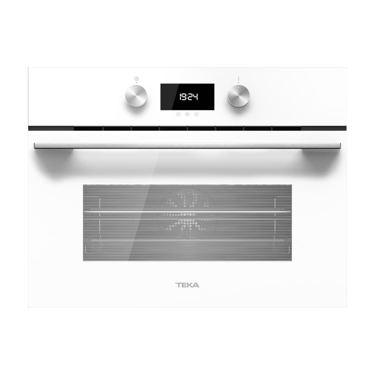 Horno compacto con microondas Teka HLC 8440 C WH, 40 l, cristal blanco