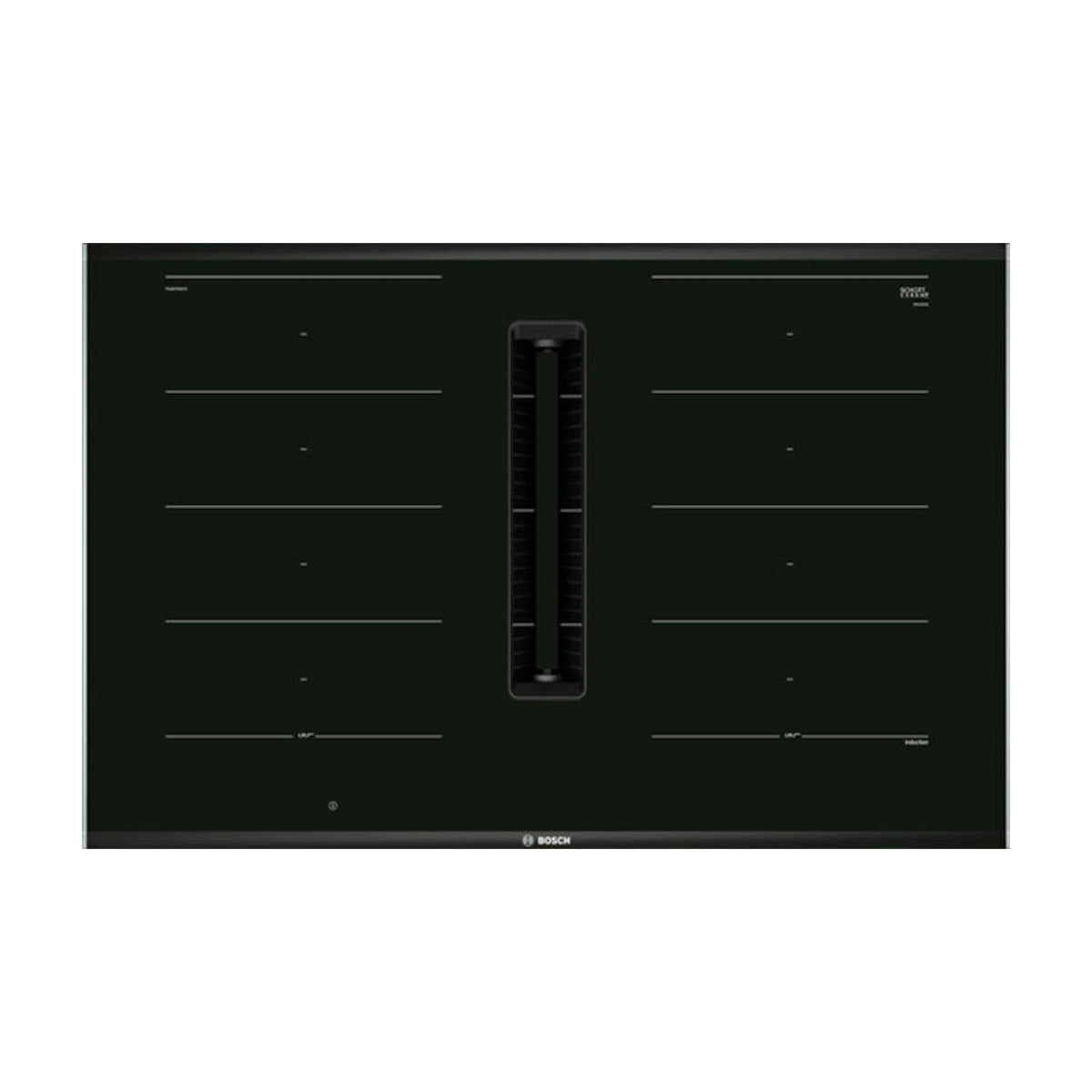 Placa de inducción con extractor Bosch PXX875D67E, 80 cm, FlexInducción