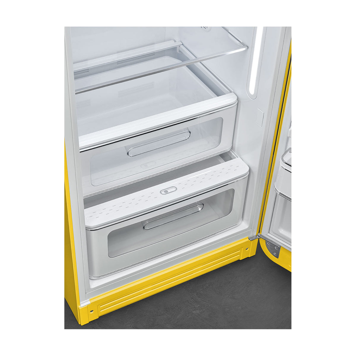 Frigorífico de una puerta Smeg FAB28RYW6 amarillo, 270 l, clase C