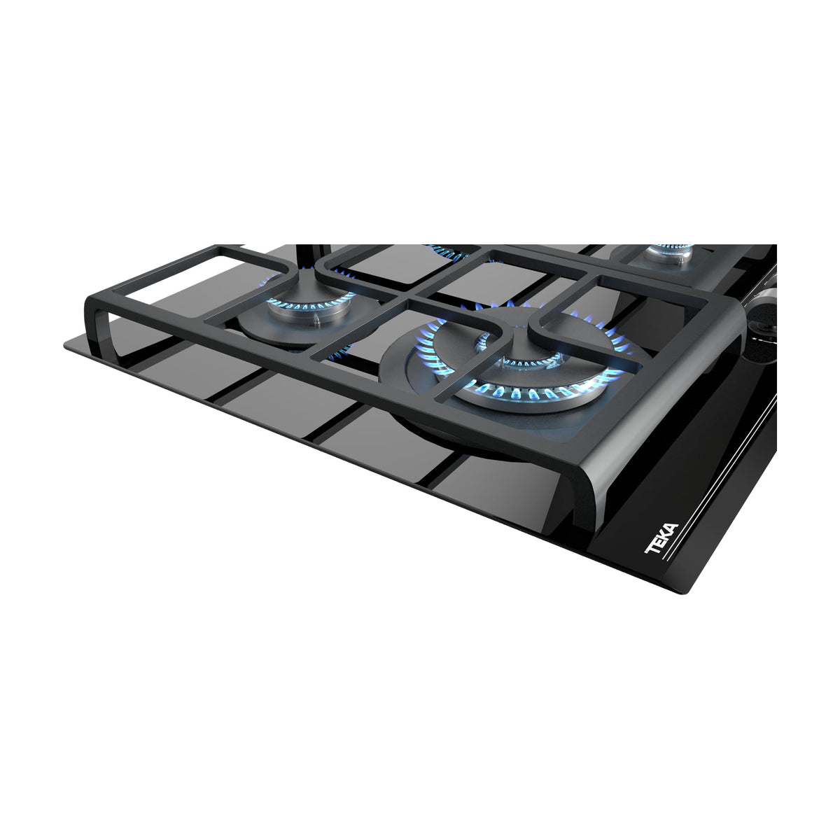 Placa de gas Teka GZC 64320 XB de 60 cm con 4 quemadores y ExactFlame