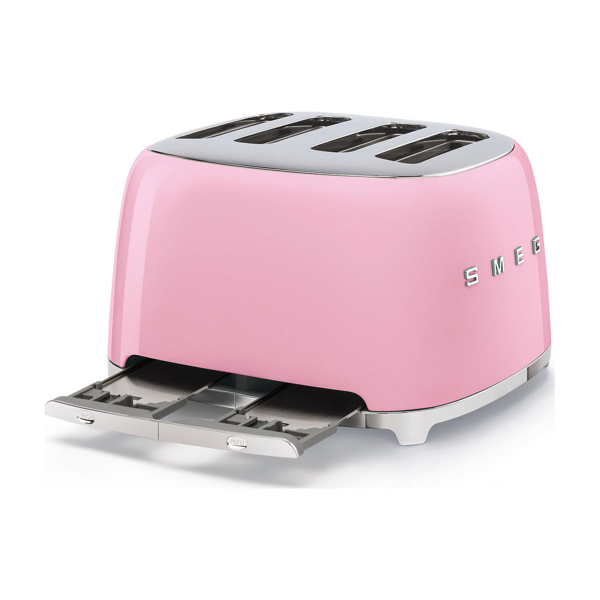 Tostadora Smeg TSF03PKEU de 4 ranuras, rosa