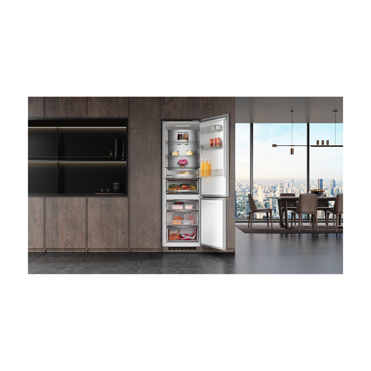 Frigorífico combi Teka RBF 84695 FI SLN integrable, 328 l, Total No Frost