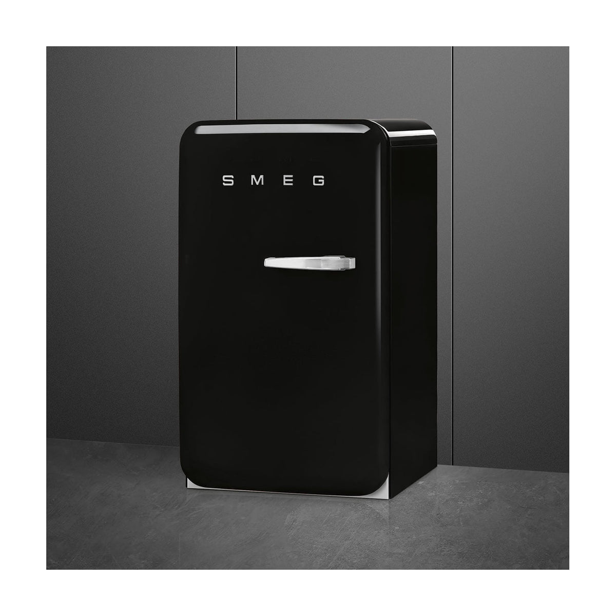 Frigorífico de una puerta Smeg FAB10LBL6, 122 l, negro