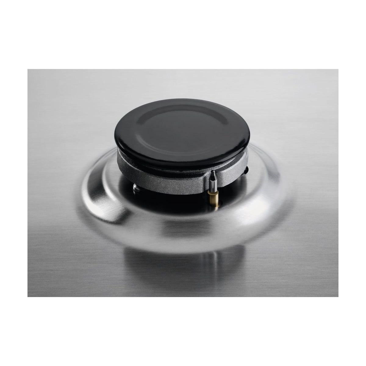 Placa de gas Electrolux KGS6404SX, 4 zonas y 60 cm, inox antihuellas