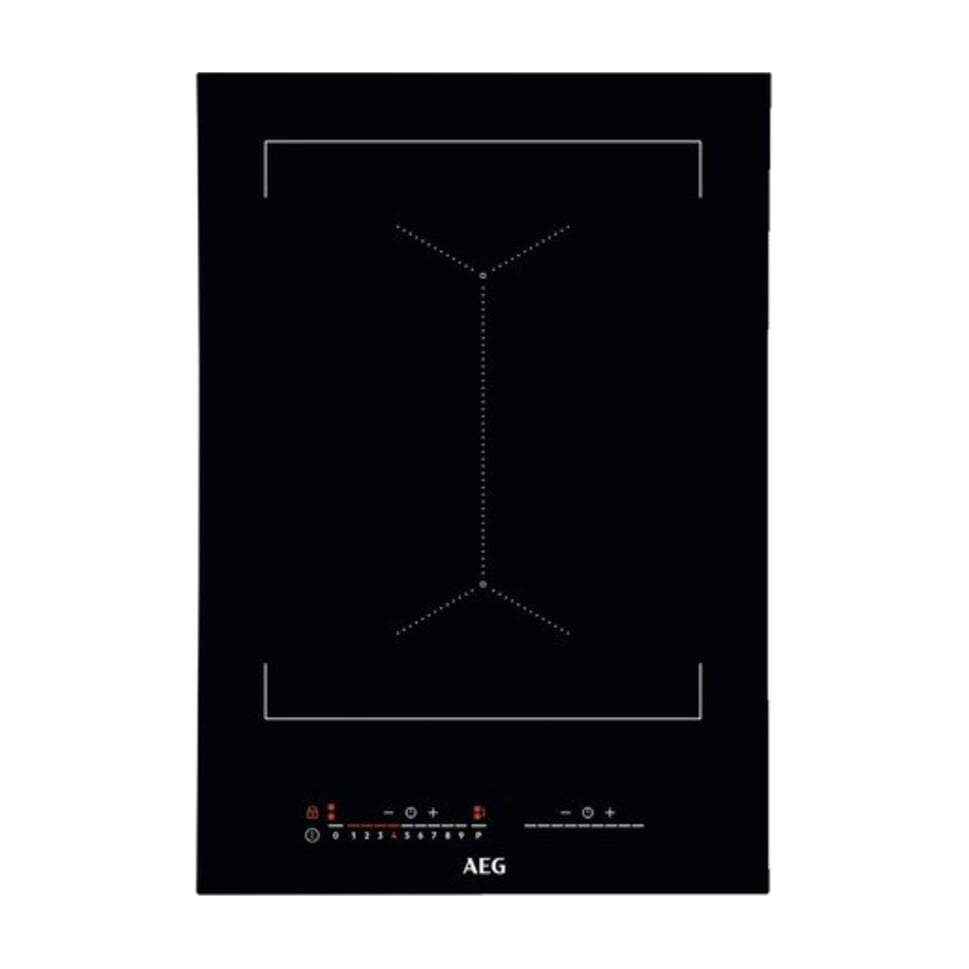 Placa de inducción AEG IKS42640KB de 36 cm con 2 zonas y función Puente