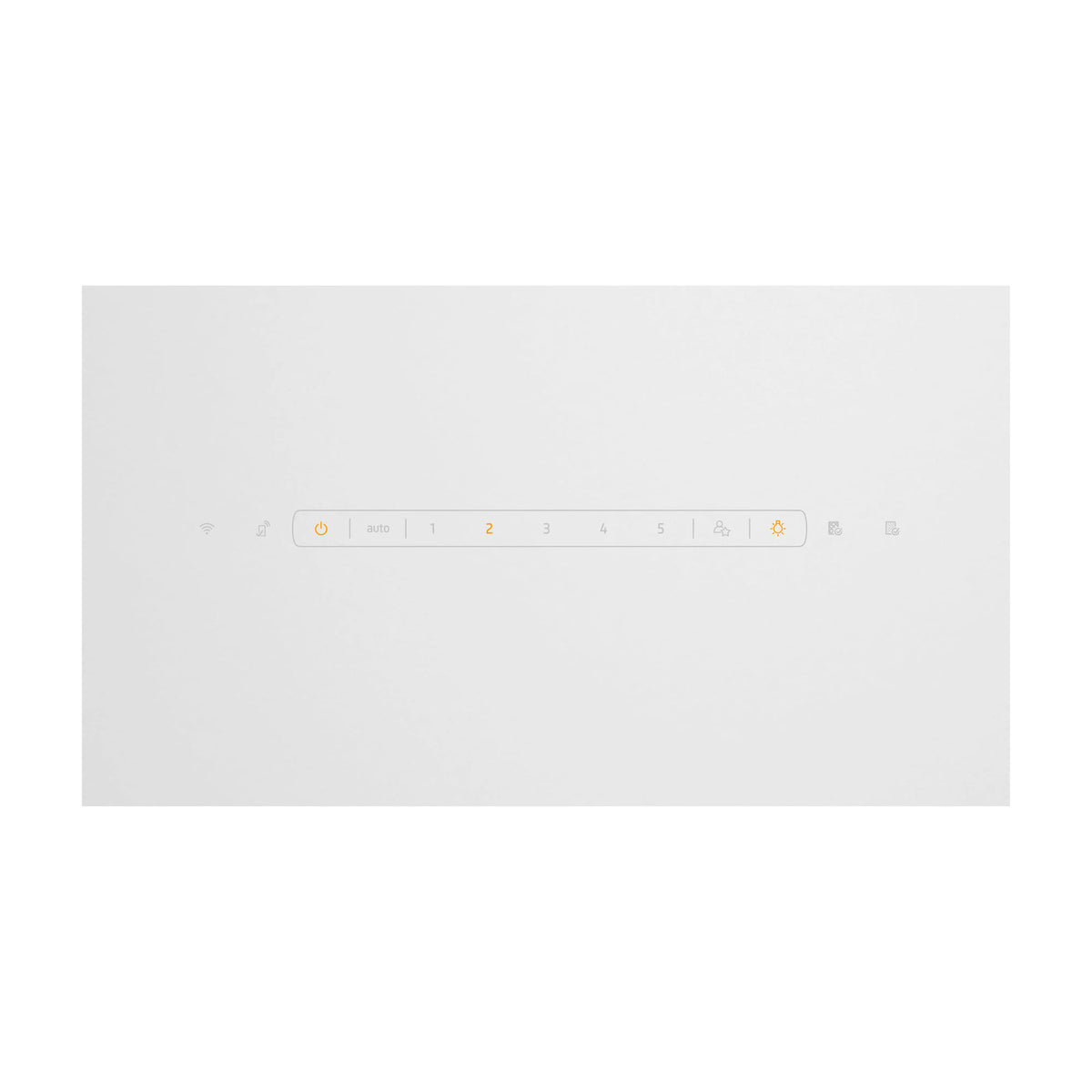 Campana decorativa inclinada Balay 3BC599AB de 90 cm, cristal blanco