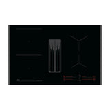Placa de inducción con extractor AEG TH84CB03FB, 80 cm, Bridge
