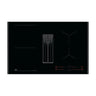 Placa de inducción con extractor AEG TH84CB03FB, 80 cm, Bridge