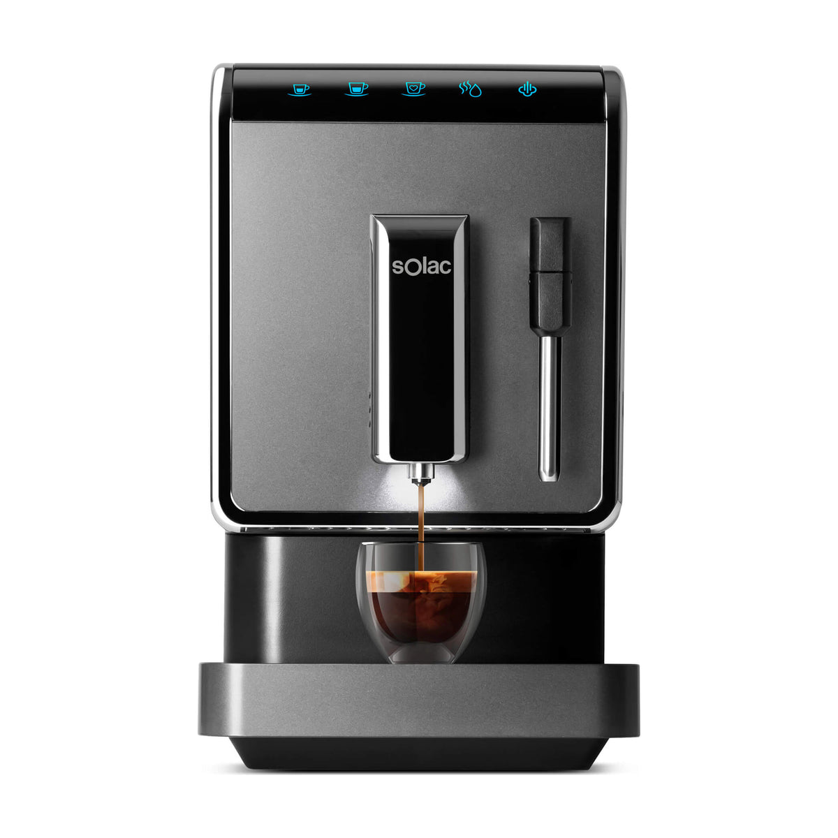Cafetera superautomática Solac CA4810 de 19 bar con control táctil