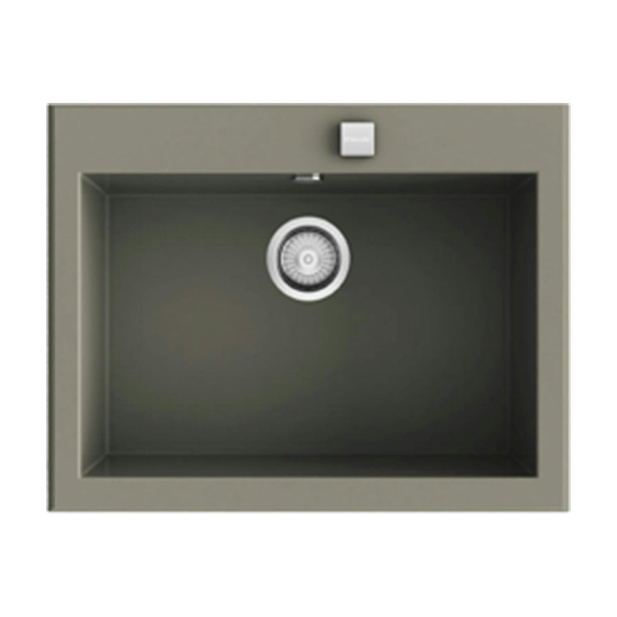 Fregadero Poalgi Shira 502 de resina, Tundra brillo