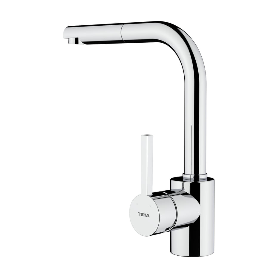 Grifo de cocina Teka ARK 938 monomando extraíble cromado