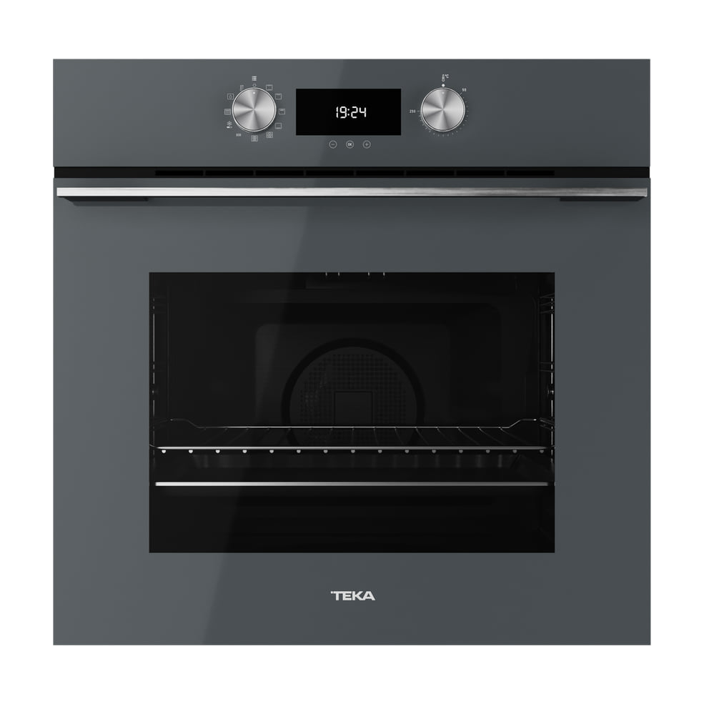 Horno multifunción Teka HLB 8400 P ST pirolítico de 70 l, gris piedra