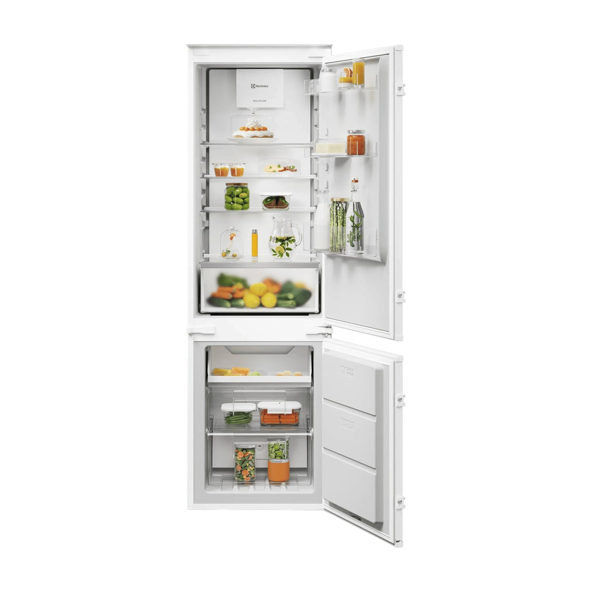 Frigorífico combi Electrolux ENA7CE18S3 integrable, 248 l, Total No Frost
