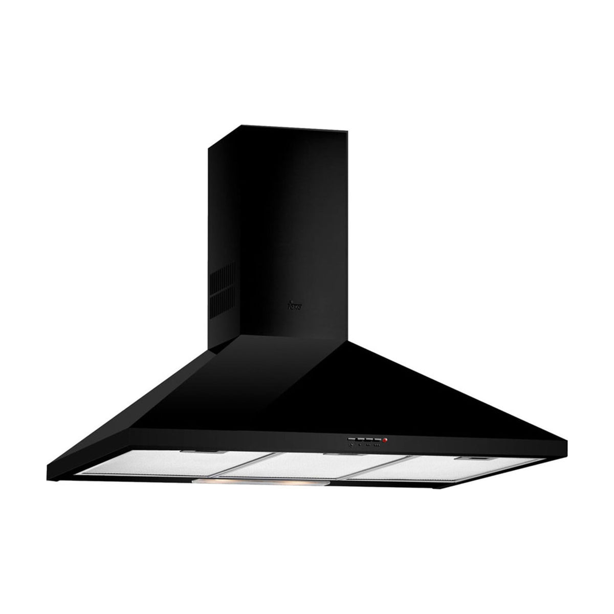 Campana decorativa Teka DBB 90 negra, 90 cm y 3 velocidades