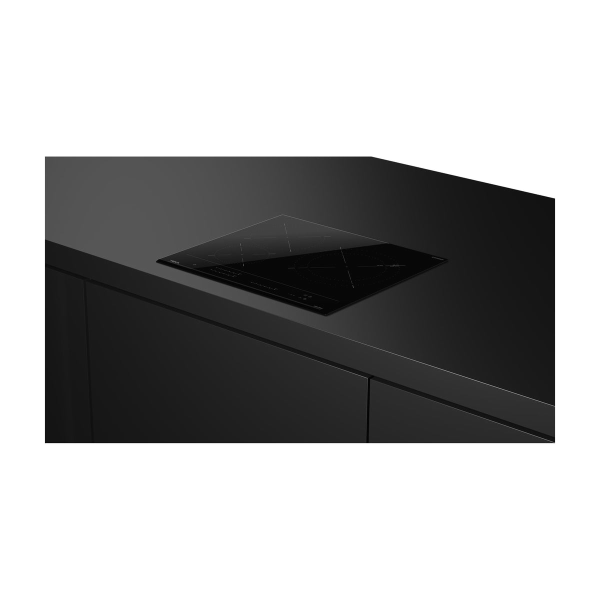 Placa de inducción Teka IZC 63015 MSM BK, 3 zonas y 7400 W