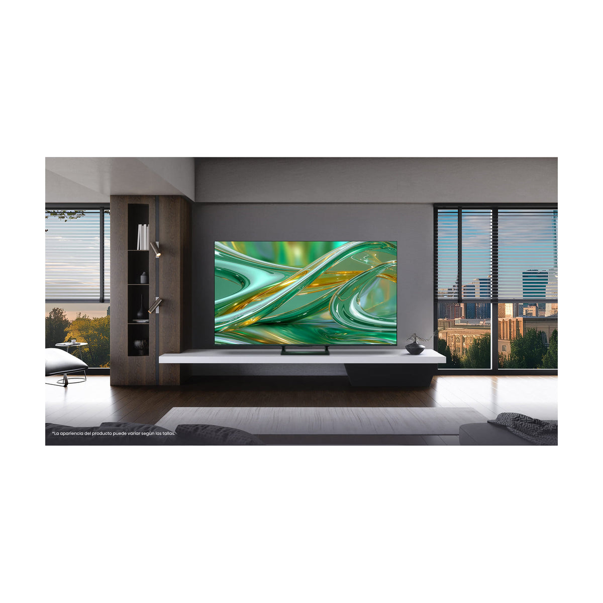 Televisor Mini LED Hisense 55E8S de 55 pulgadas, 4K UHD y 144 Hz