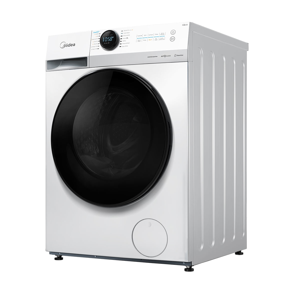Lavasecadora Midea MF200D80WB/W-ES, 8/6 kg y 1400 rpm