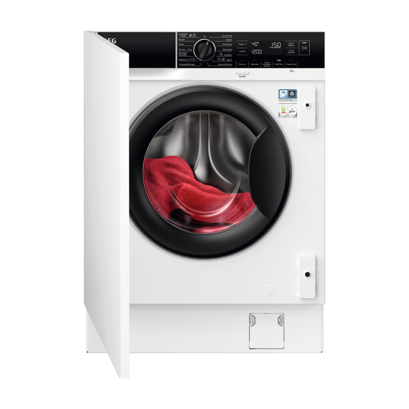 Lavadora integrable AEG LFN7E8436F de 8 kg y 1400 rpm