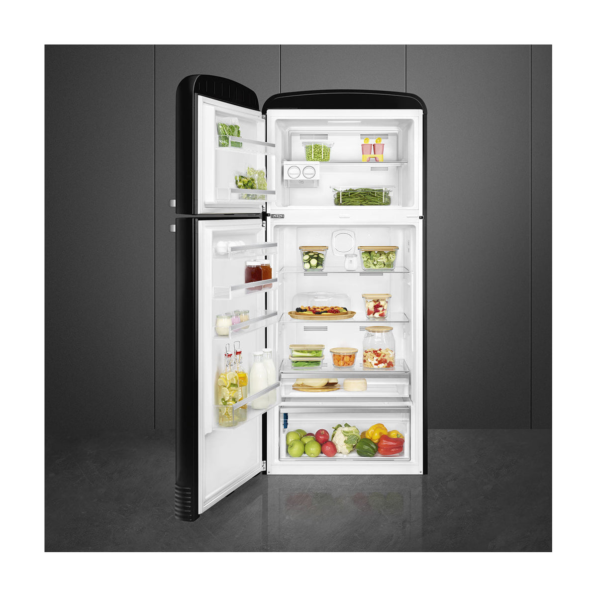 Frigorífico de dos puertas Smeg FAB50LBL5, 524 l, No Frost total