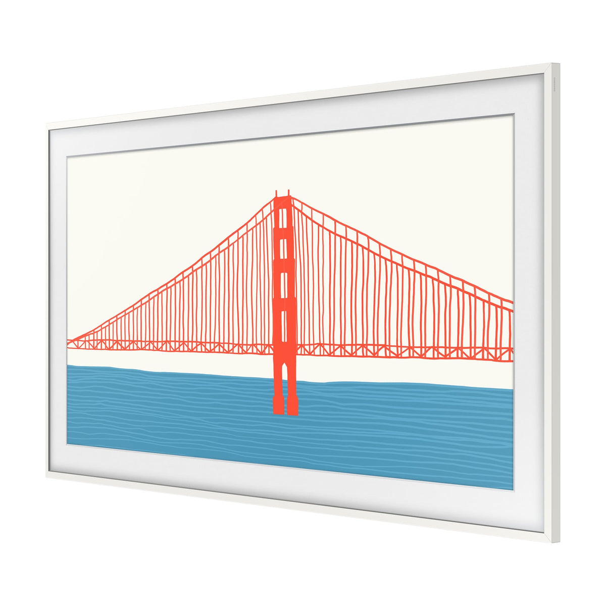 Marco para TV Samsung VG-SCFA43WTBXC blanco para The Frame de 43 pulgadas