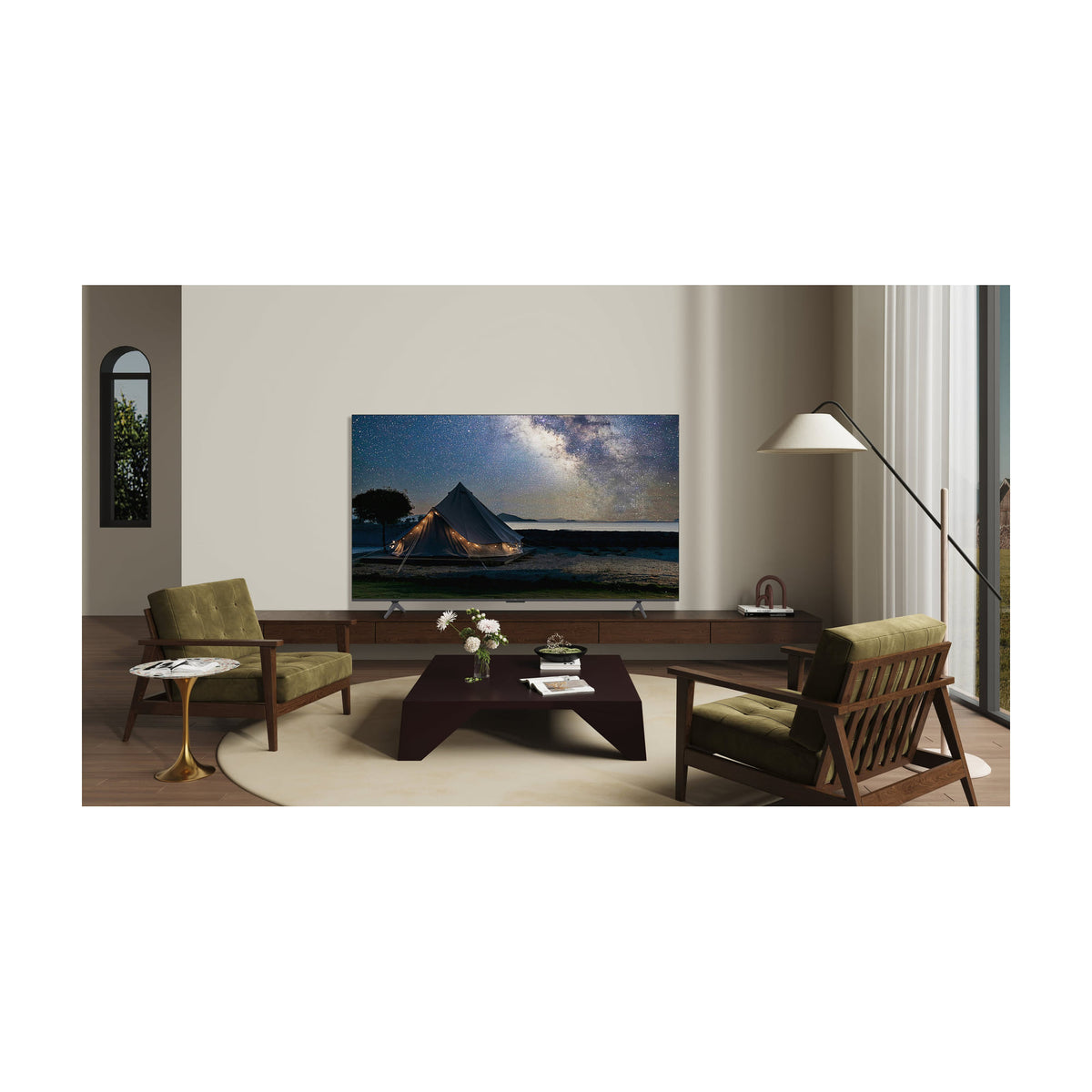 Televisor TCL 75P7K QLED de 75 pulgadas, 4K UHD y Google TV