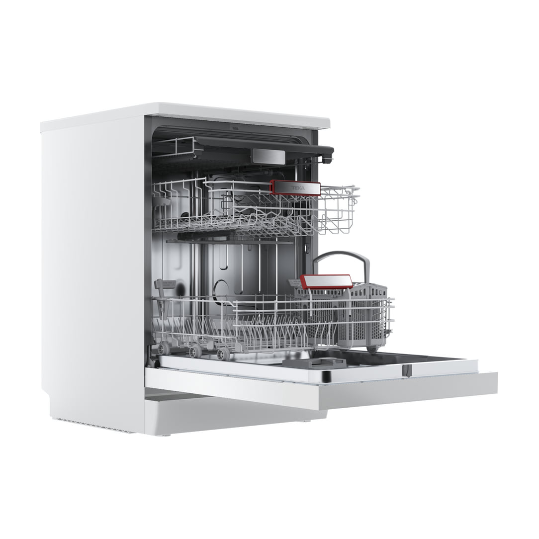 Lavavajillas Teka DFS 264 DW blanco, 14 cubiertos y apertura automática