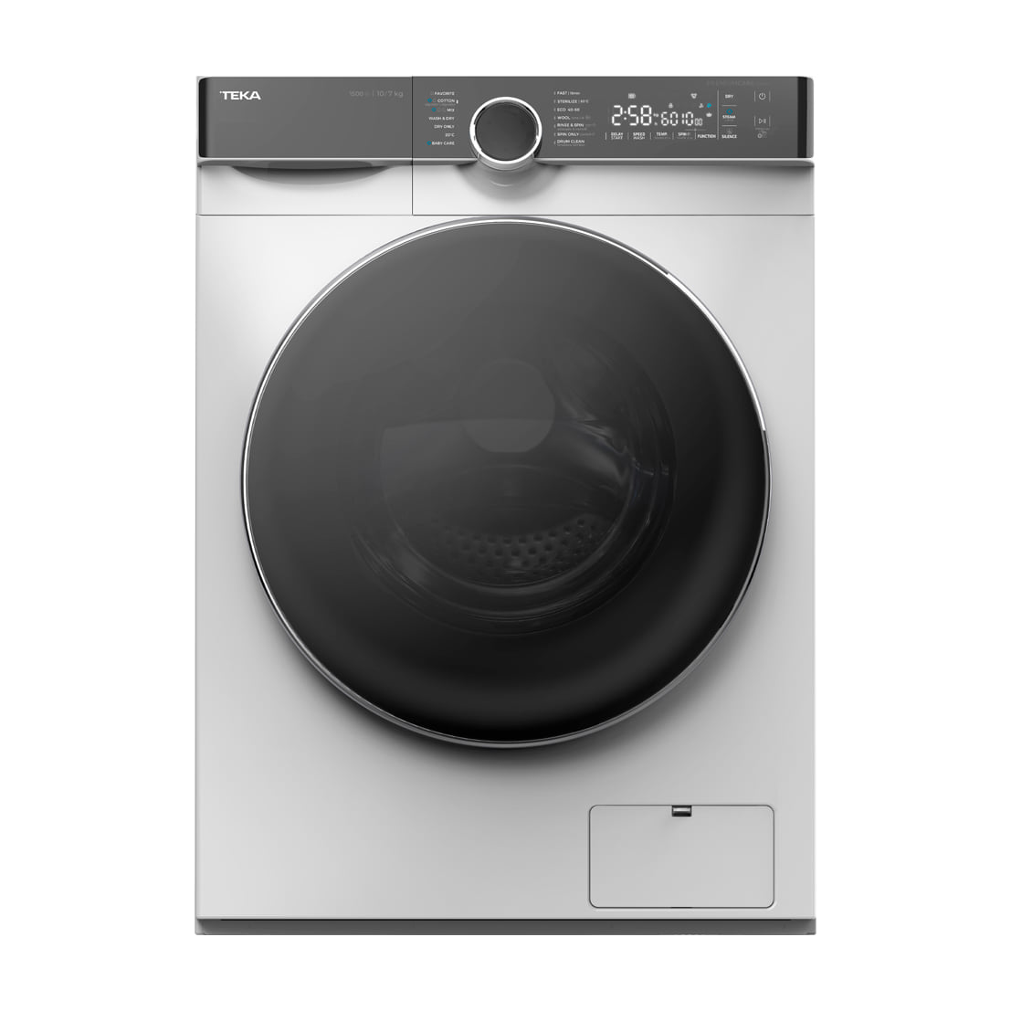 Lavasecadora Teka WDK 81050 WH de 10/7 kg con motor inverter