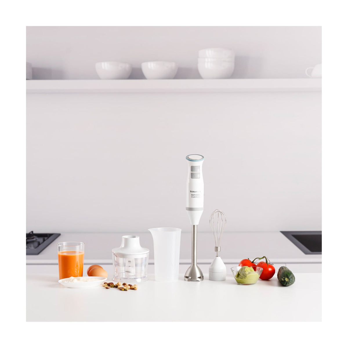 Batidora de mano Taurus Bapi 1200 Pure Plus, 1200 W y 20 velocidades